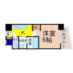 エステムコート名古屋ステーションクロスの物件間取画像